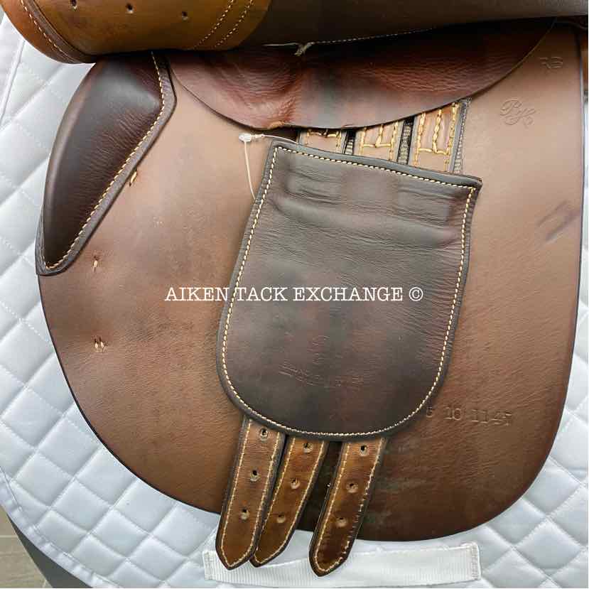 Bruno De Heusch - BDH Close Contact Jump Saddle, 17" Seat, Medium Tree, Foam Panels