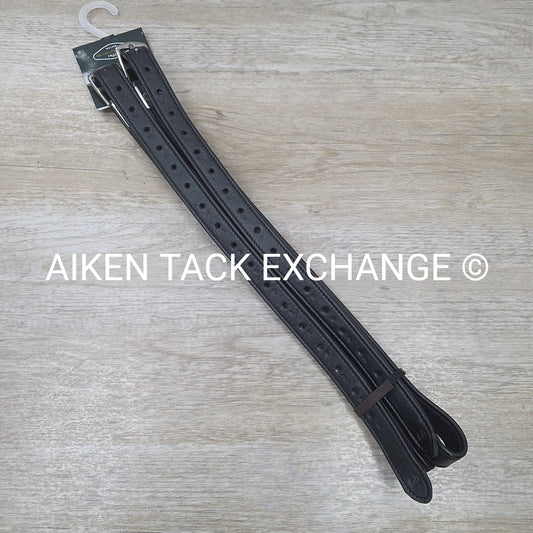 HDR Triple Covered Close Contact Stirrup Leathers, Black, 60"