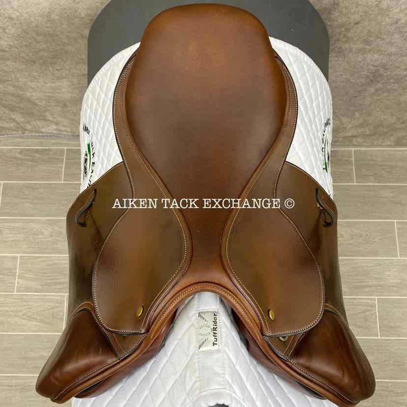 Bruno De Heusch - BDH Close Contact Jump Saddle, 17" Seat, Medium Tree, Foam Panels