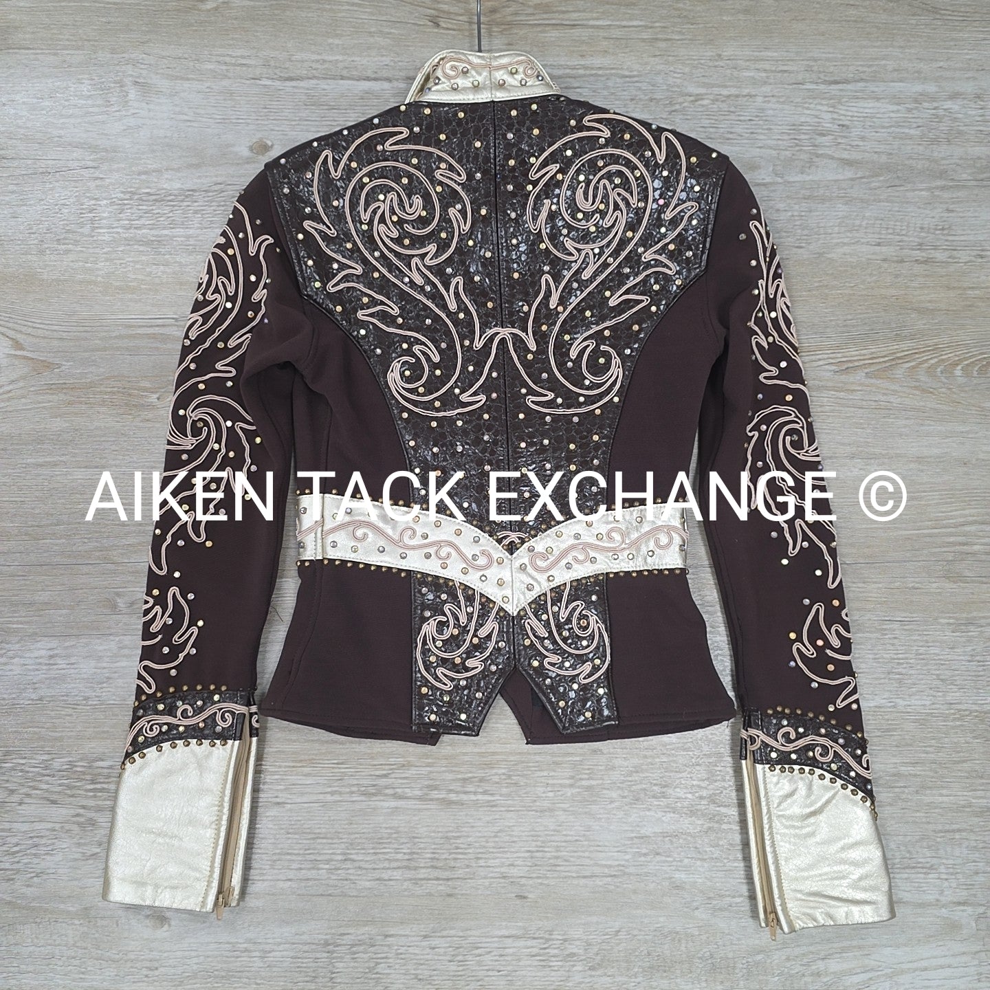 Dazzling Designs Leather Show Shirt & Pants Set, Women's XSmall, XLong