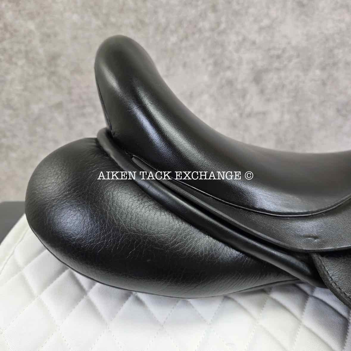 2018 Custom Saddlery Signature Steffen's Advantage Monoflap Dressage Saddle, 19" Seat, Adjustable Tree, Wool Flocked Panels
