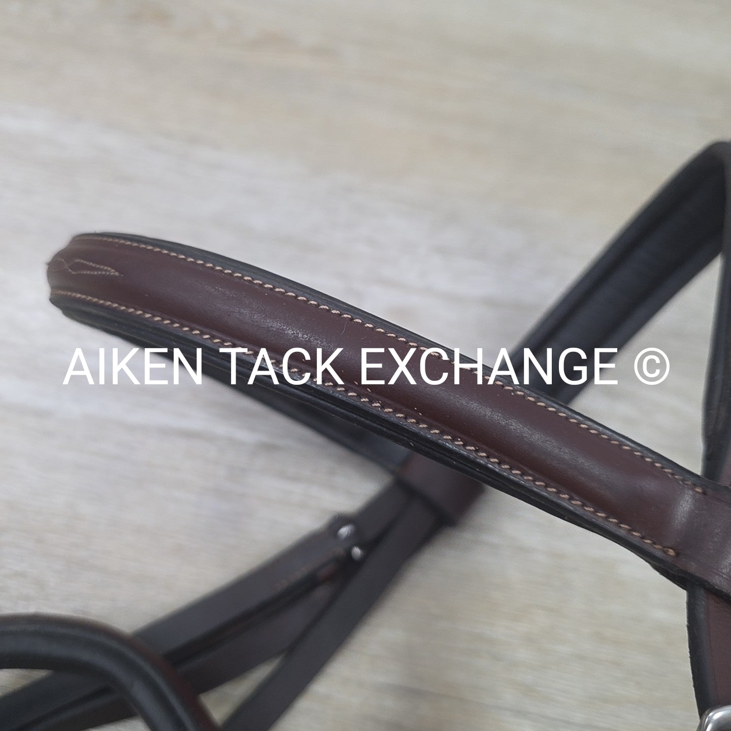 KL Select Red Barn Fancy Stitched Bridle, No Reins, Size Full