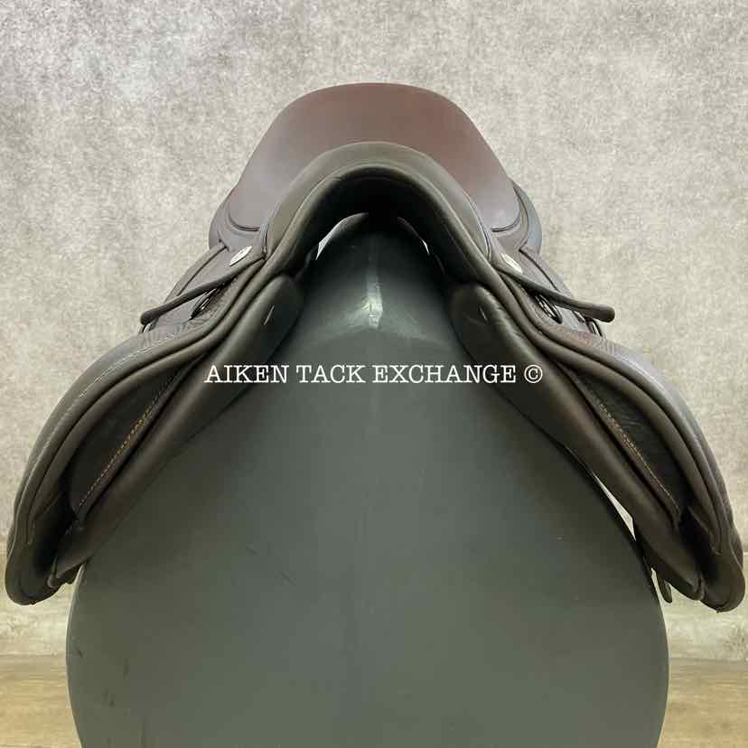 2017 CWD SE10 Close Contact Jump Saddle, 15.5" Seat, 1K Flap, MW/W Tree, Foam Panels, Full Buffalo Leather