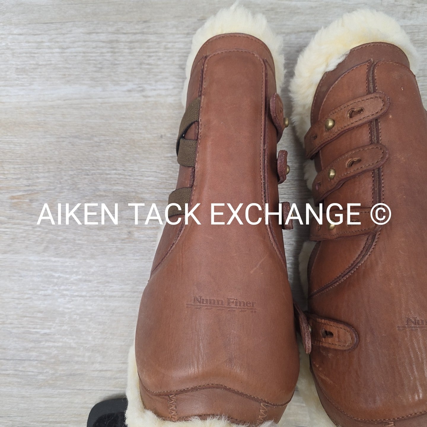 Nunn Finer Open Front Boots with Removable Sheepskin & Neoprene Liners, Brown, L