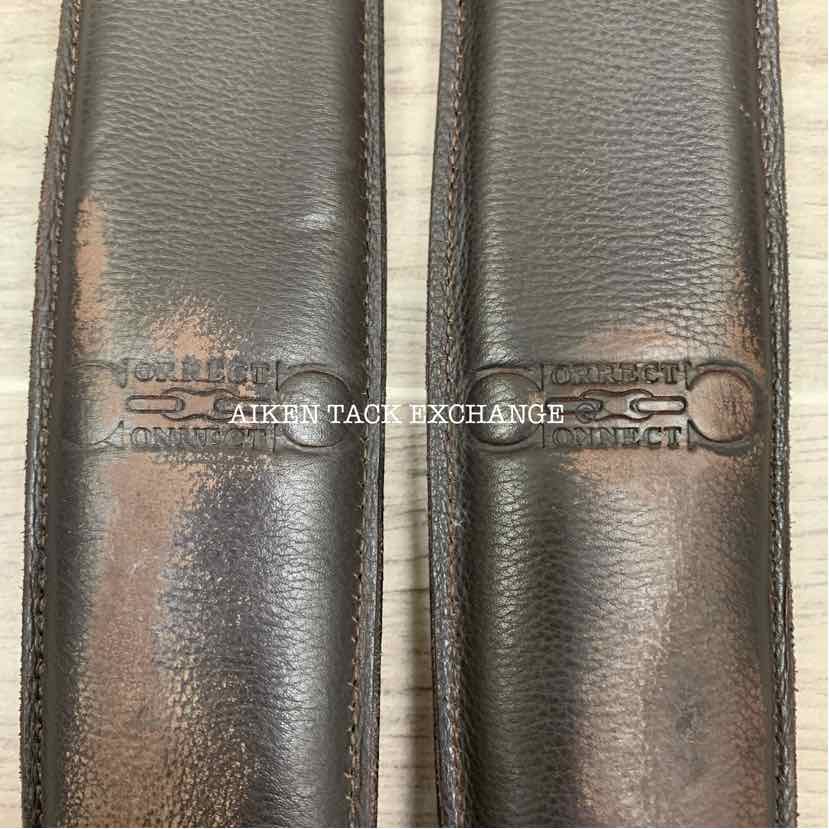 Correct Connect Stability Stirrup Leathers, Brown, Size Large (58")