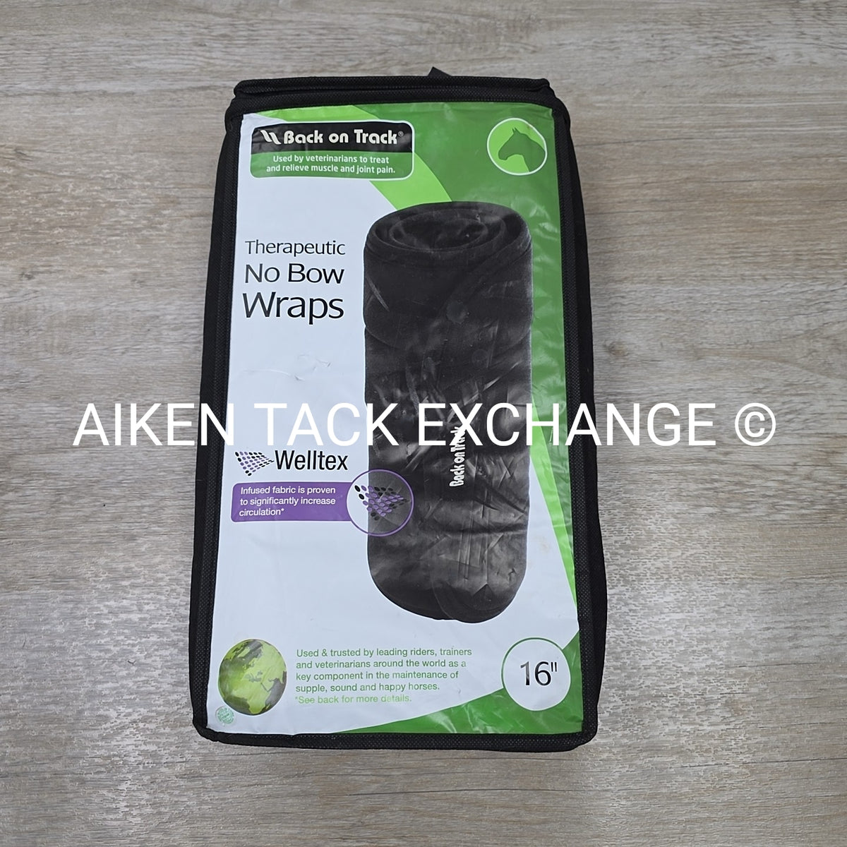 Back on Track Therapeutic No Bow Wraps, Set of 2, 16"