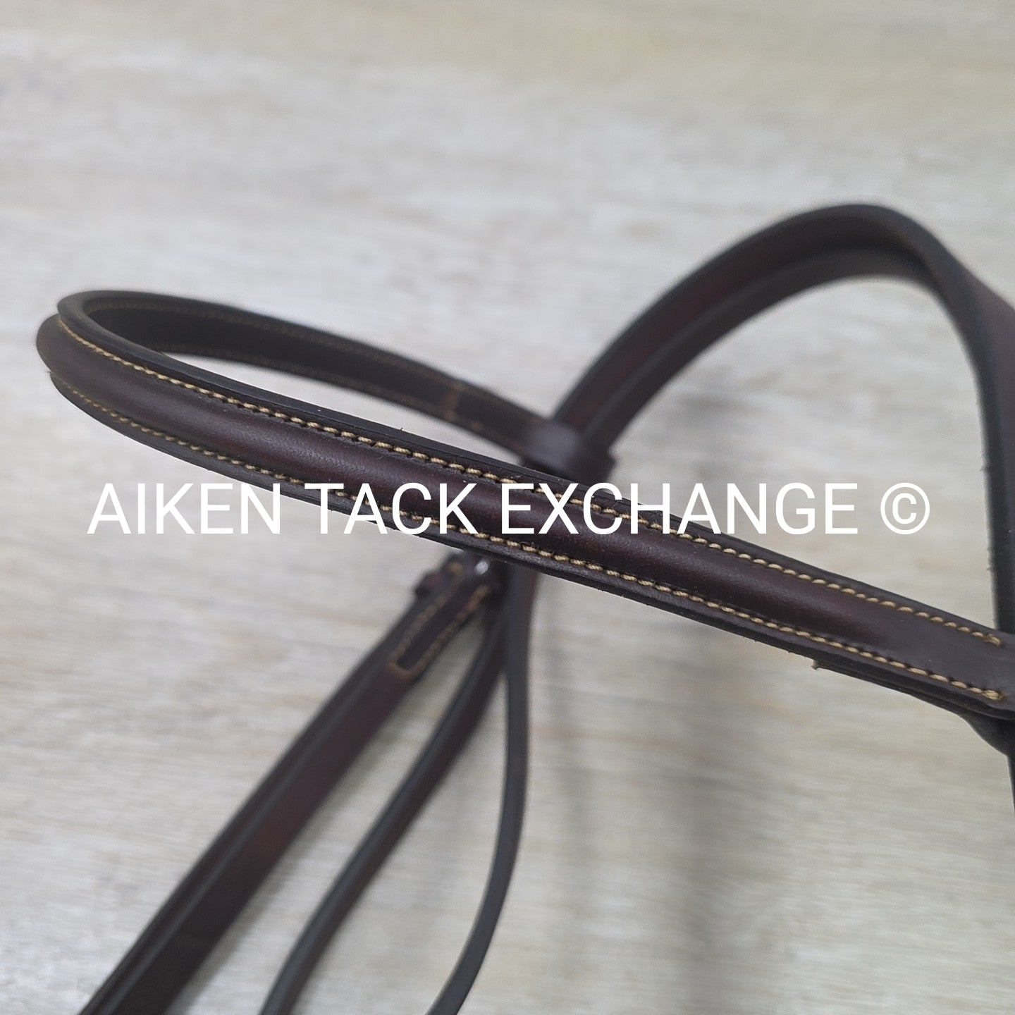Edgewood Plain Raised Bridle, No Reins, Brown, Size Full