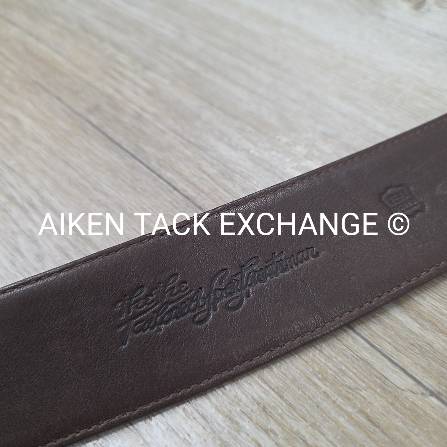 Tailored Sportsman Wide Belt, Brown, Size Medium