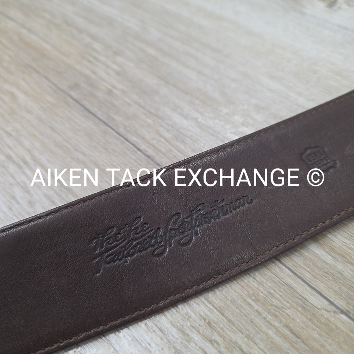 Tailored Sportsman Wide Belt, Brown, Size Medium