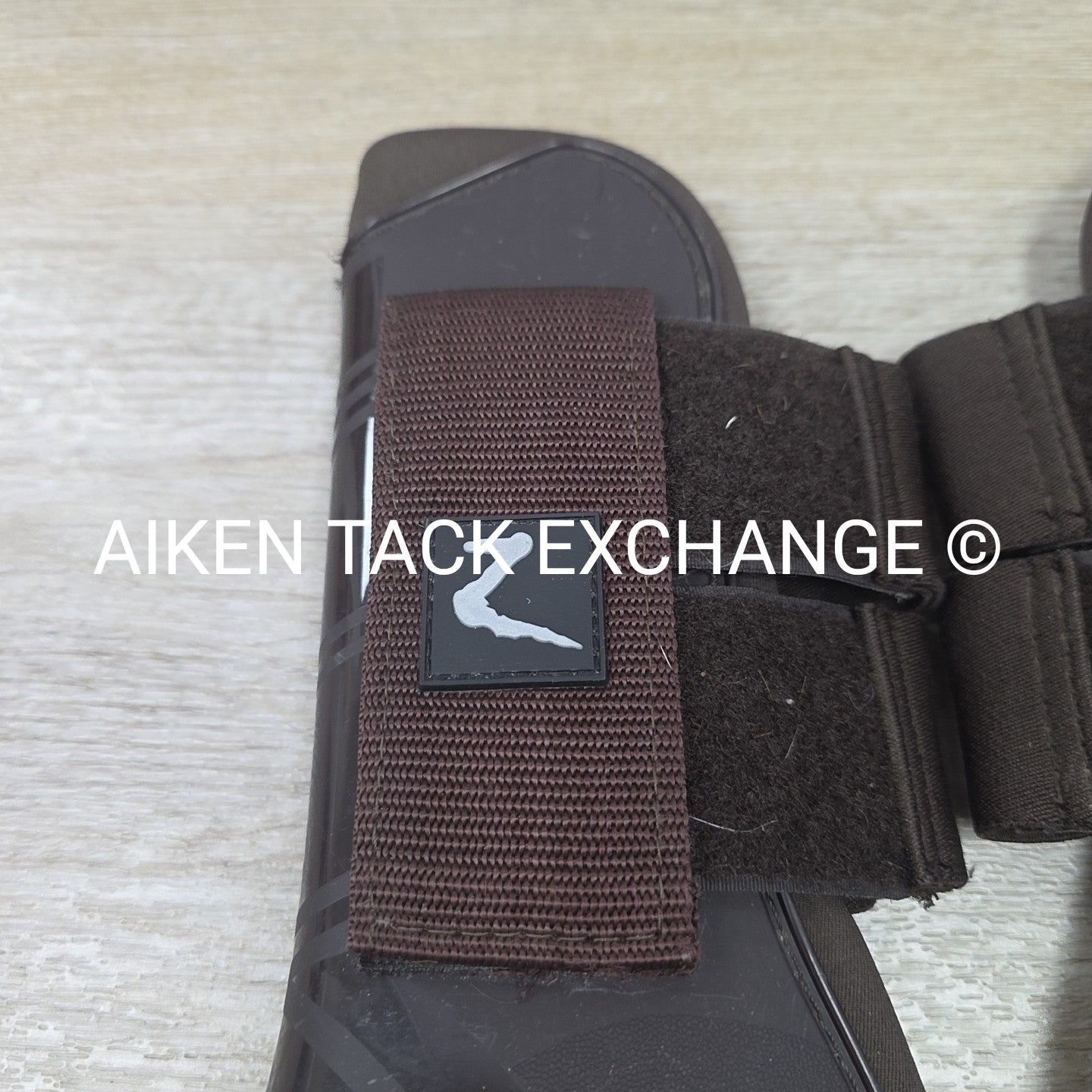 Horze Open Front Tendon Boot Set, Front & Hind, Brown, Size Full
