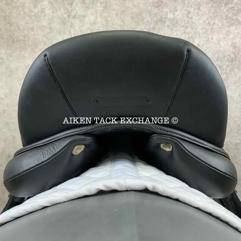 **SOLD** 2014 Antares Cadence Monoflap Dressage Saddle, 17.5" Seat, 1N Flap - Short, Medium Wide Tree, Foam Panels, Buffalo Leather