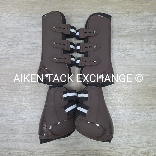 Open Front & Hind Fetlock Boot Set, Size Full