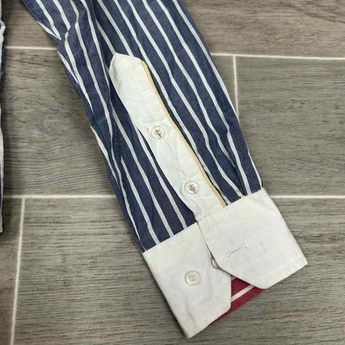 Equine Couture Ascot Long Sleeve Show Shirt, Size Medium