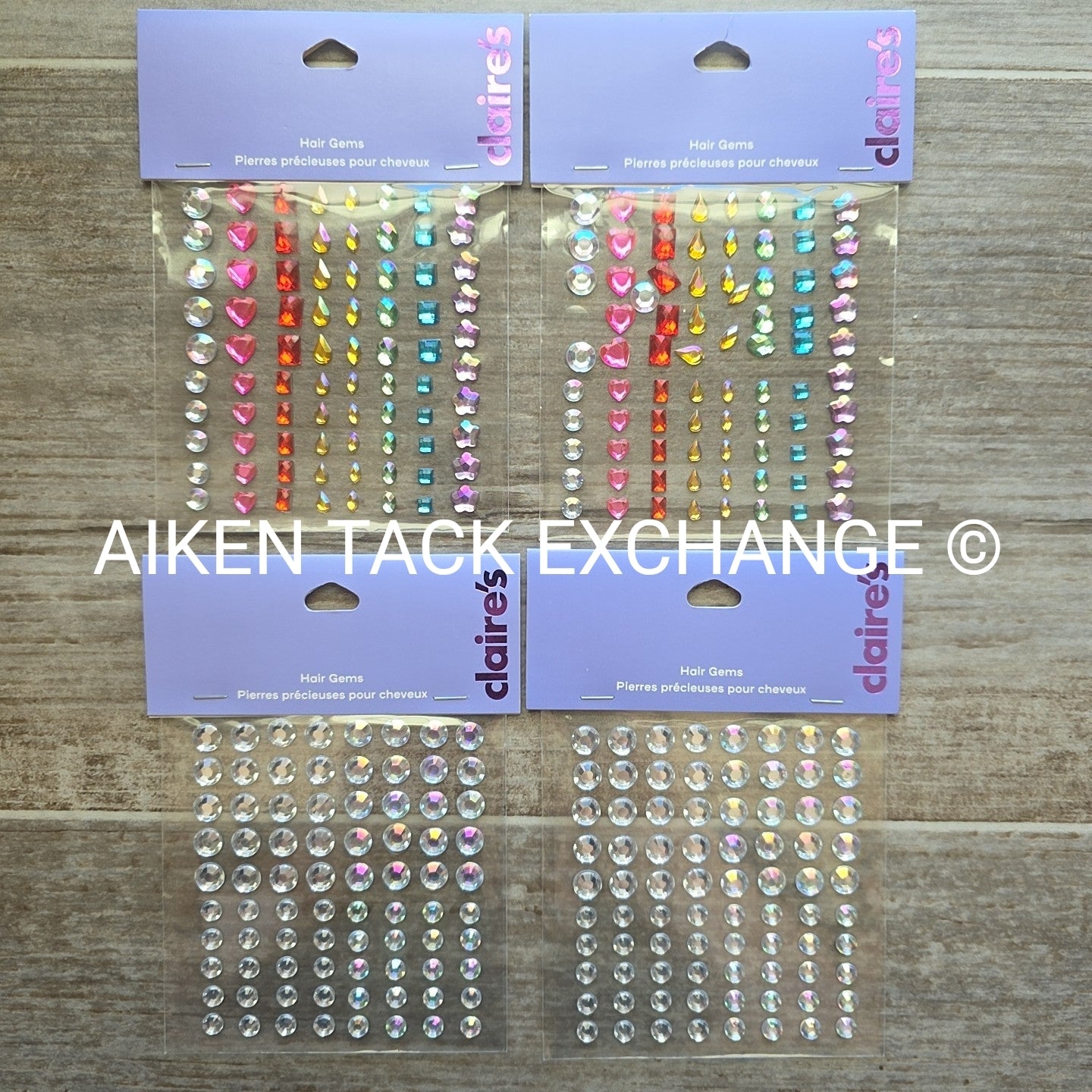 Claire's Hair Gems - 4 Total Sets