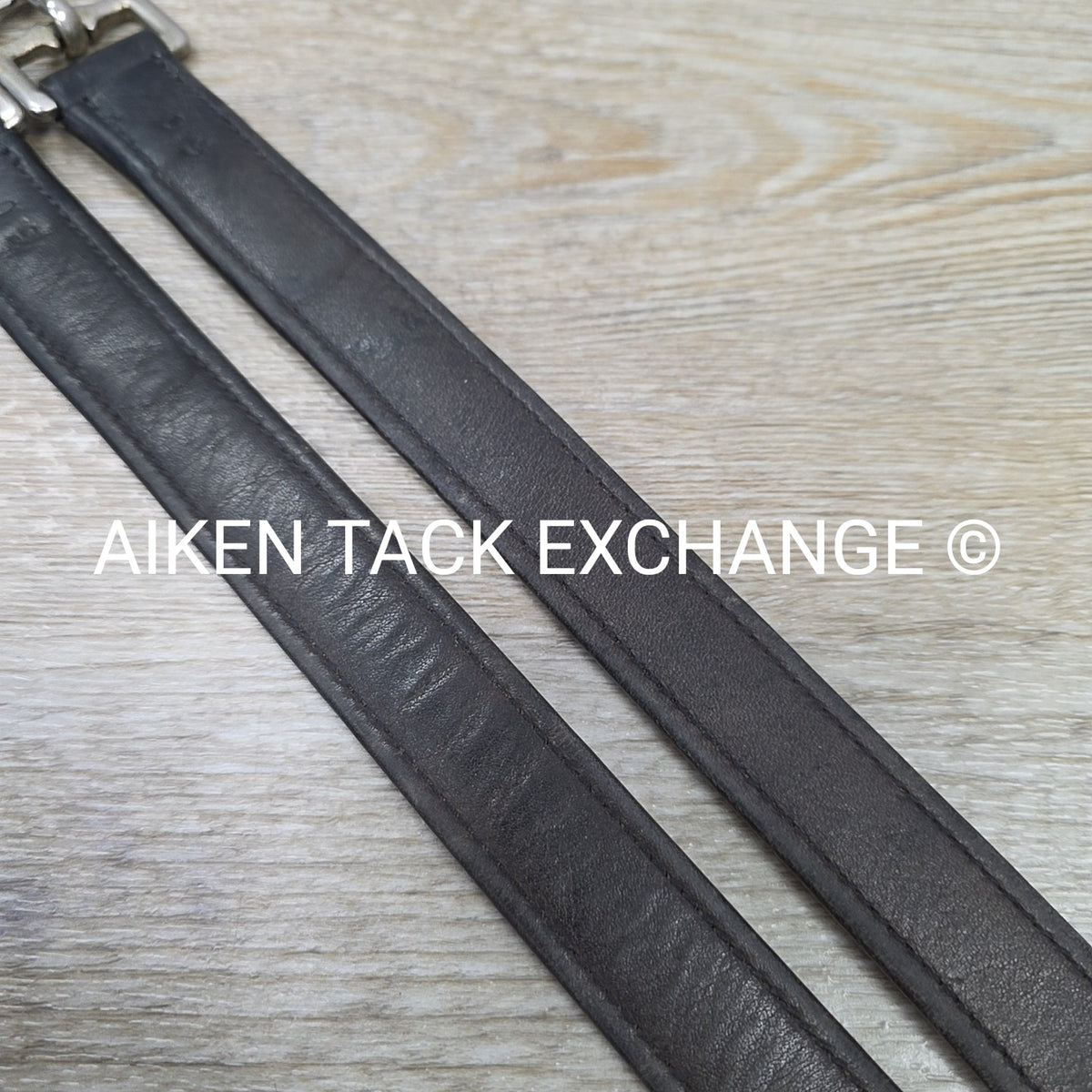 Nylon Lined Stirrup Leathers, Black, 60"
