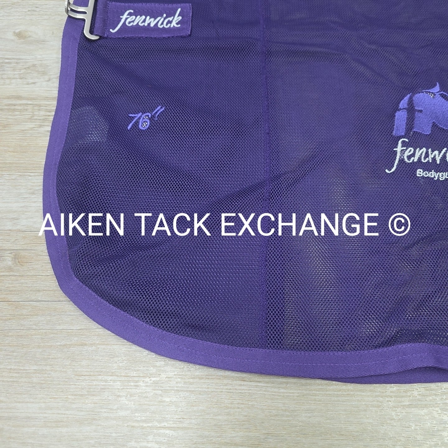 Fenwick Equestrian BodyGuard Mesh Cooler, Purple/Yellow, 76"