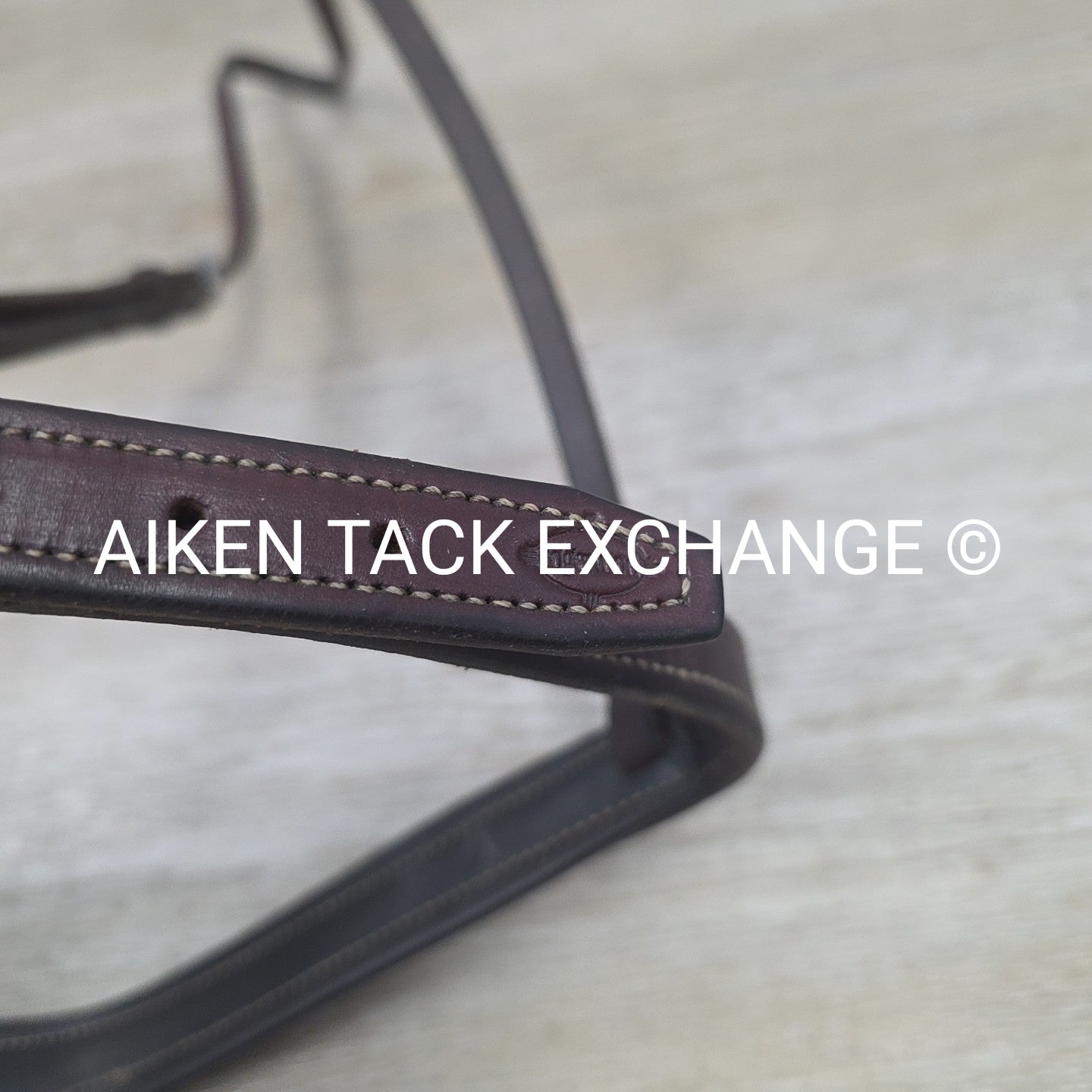 Edgewood Plaid Raised Flash Noseband, Missing Flash Strap, Brown, Size Full