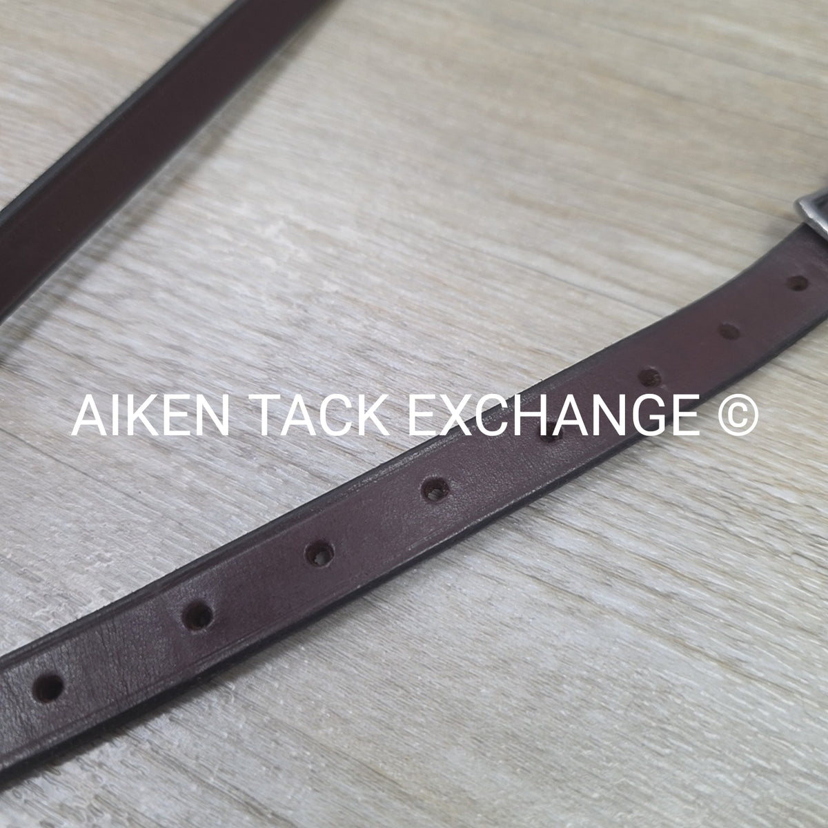 Plain Flat Standing Martingale, Brown, Size Full