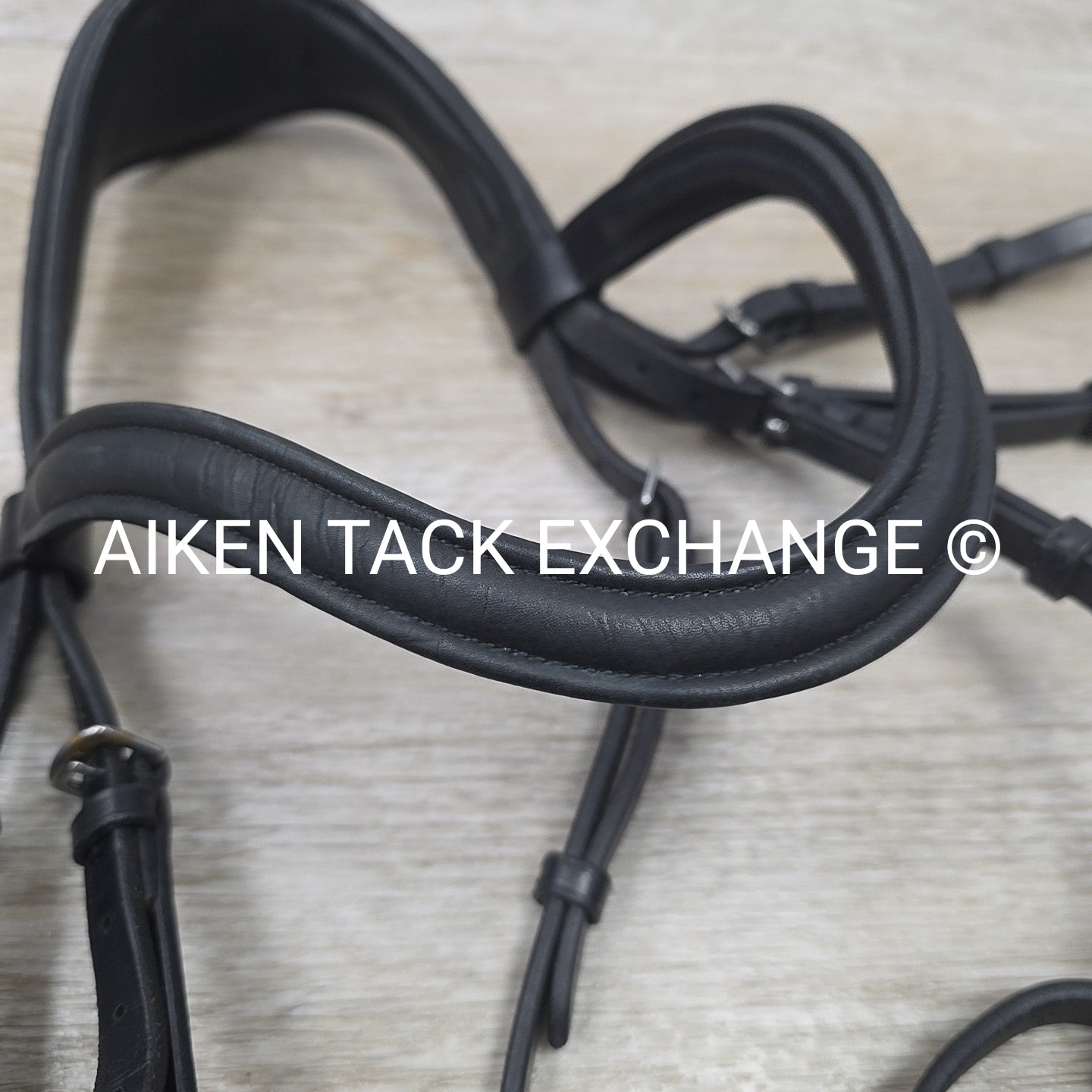 KL Select Red Barn Arena Weymouth Double Bridle, No Reins, Size Full