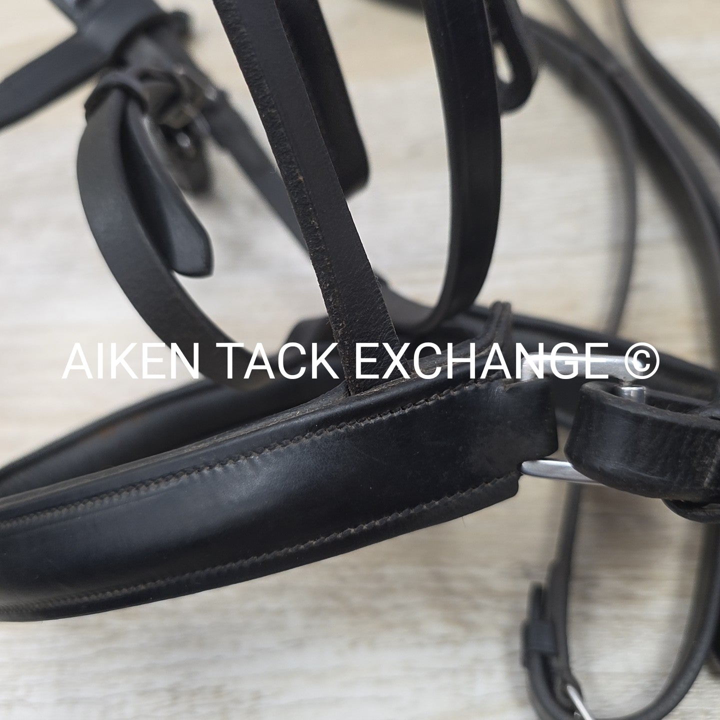 KL Select Monocrown Double Weymouth Bridle with Both Reins, Black, Size Full