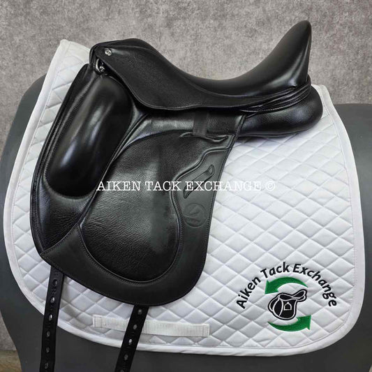 2024 Envy Motion Dressage Saddle, 17" Seat, Adjustable Tree, Wool Flocked Panels