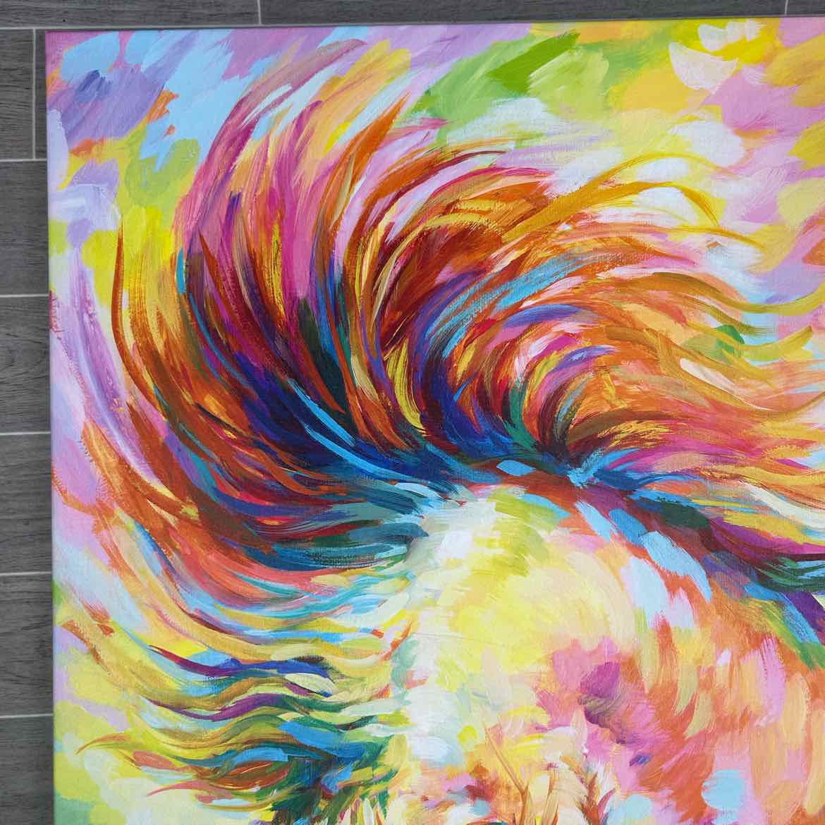 "Brave Horse" by Leon Devenice Canvas Print, 32" x 48"