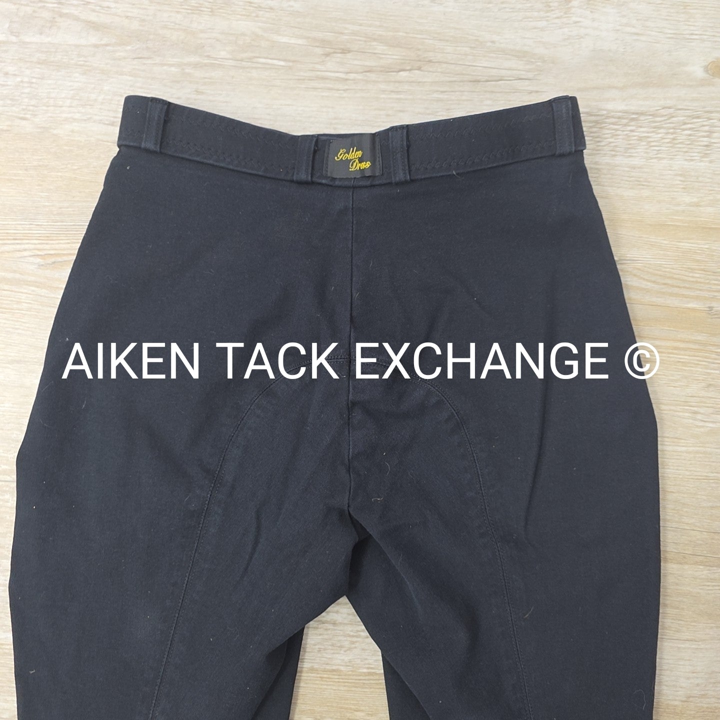 Golden Dress Knee Patch Breeches, Size 26 L