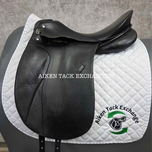 2005 Passier Grand Gilbert Dressage Saddle, 17" Seat, Medium Wide Tree, Wool Flocked Panels