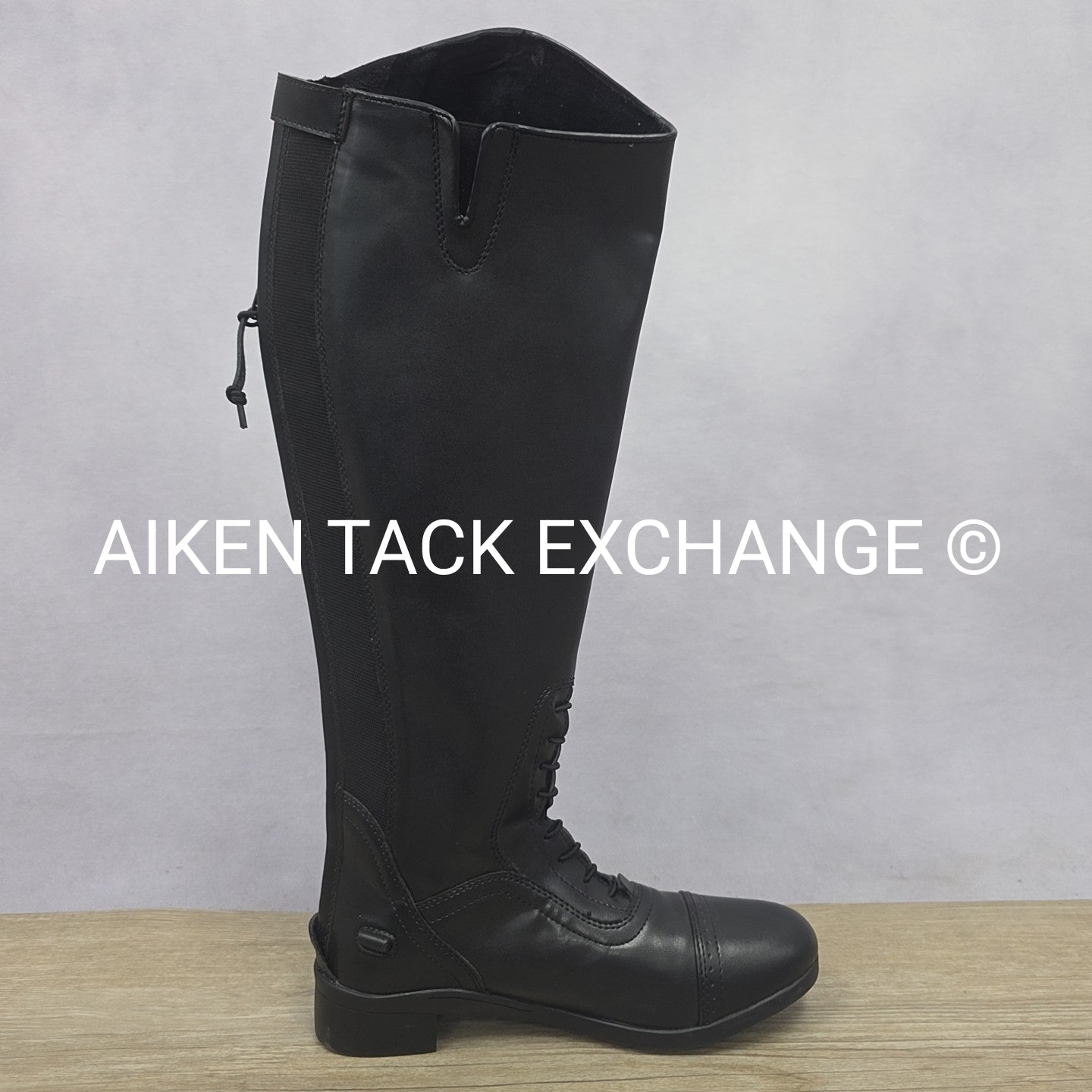 Saxon Syntovia Field Boots, Size 8.5, Regular Height, Extra Wide Calf