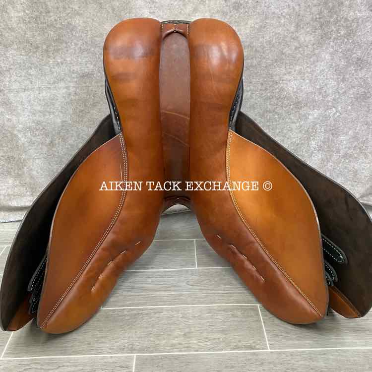 Stubben Siegfried DL All Purpose Saddle, 17.5" Seat, 29.5 cm Tree - M/MW, Wool Flocked Panels