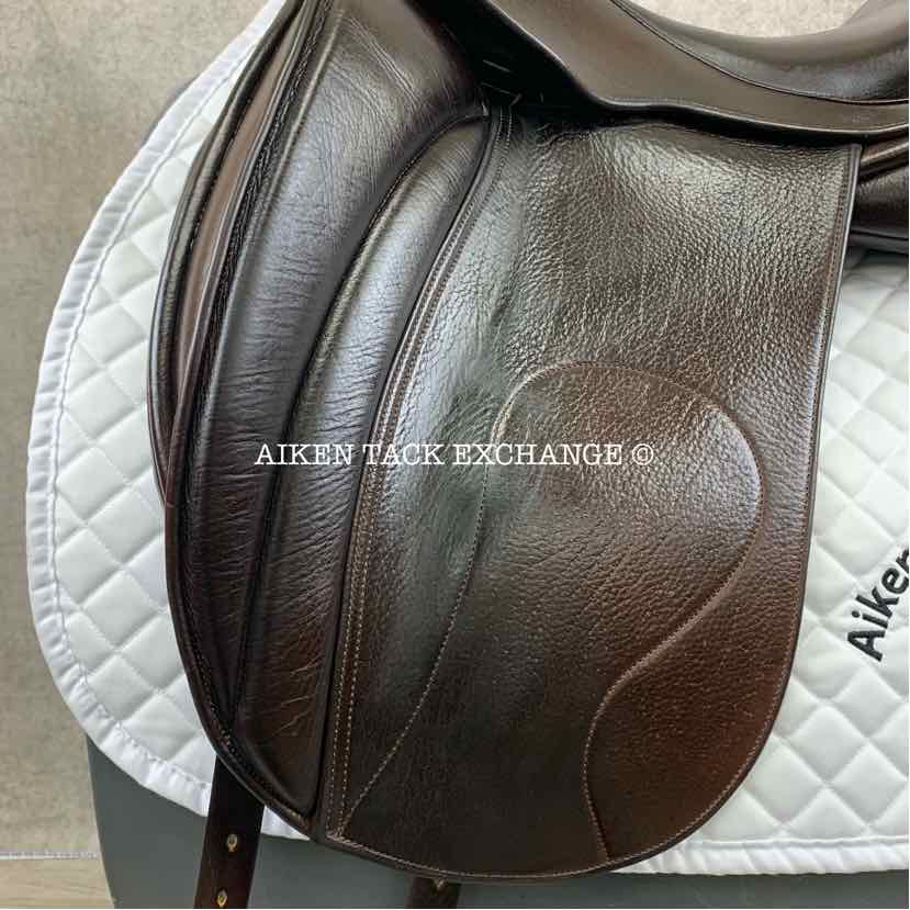 2011 Hulsebos DR CC Dressage Saddle, 17.5" Seat, Medium Wide Tree, Wool Flocked Panels