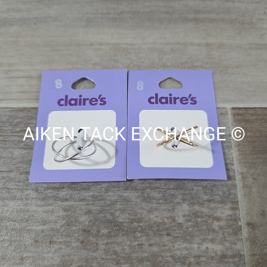 Claire's Rings (2) - Size 8