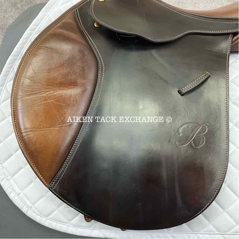 **SOLD** 2008 Bates Close Contact Jump Saddle, 17.5" Seat, Adjustable Tree - Changeable Gullet, CAIR Panels