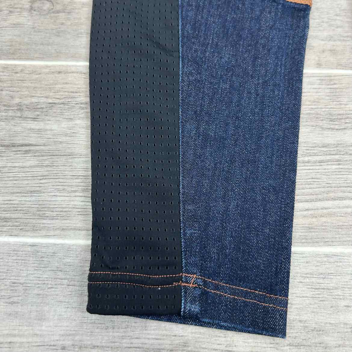 Kerrits Stretch Denim Knee Patch Breeches - Size L