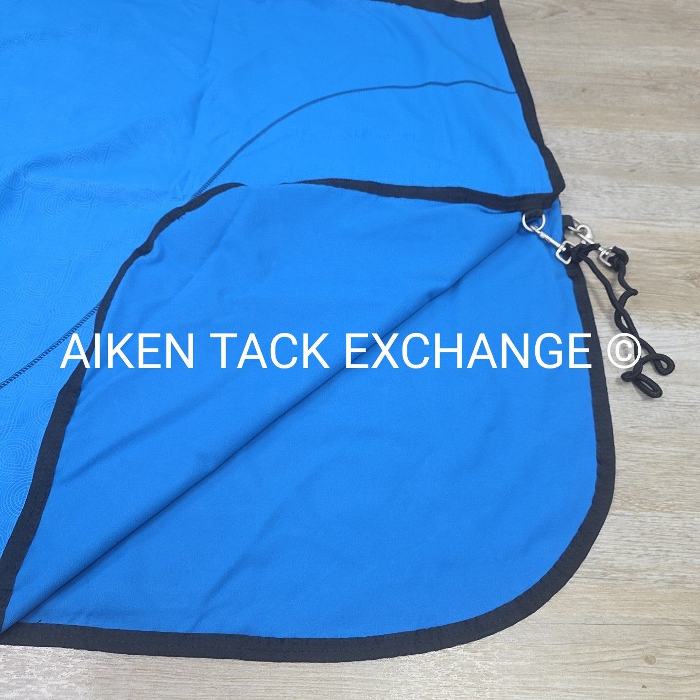 Fenwick Equestrian Softshell Therapeutic Bamboo Blanket, Blue, Size 86"