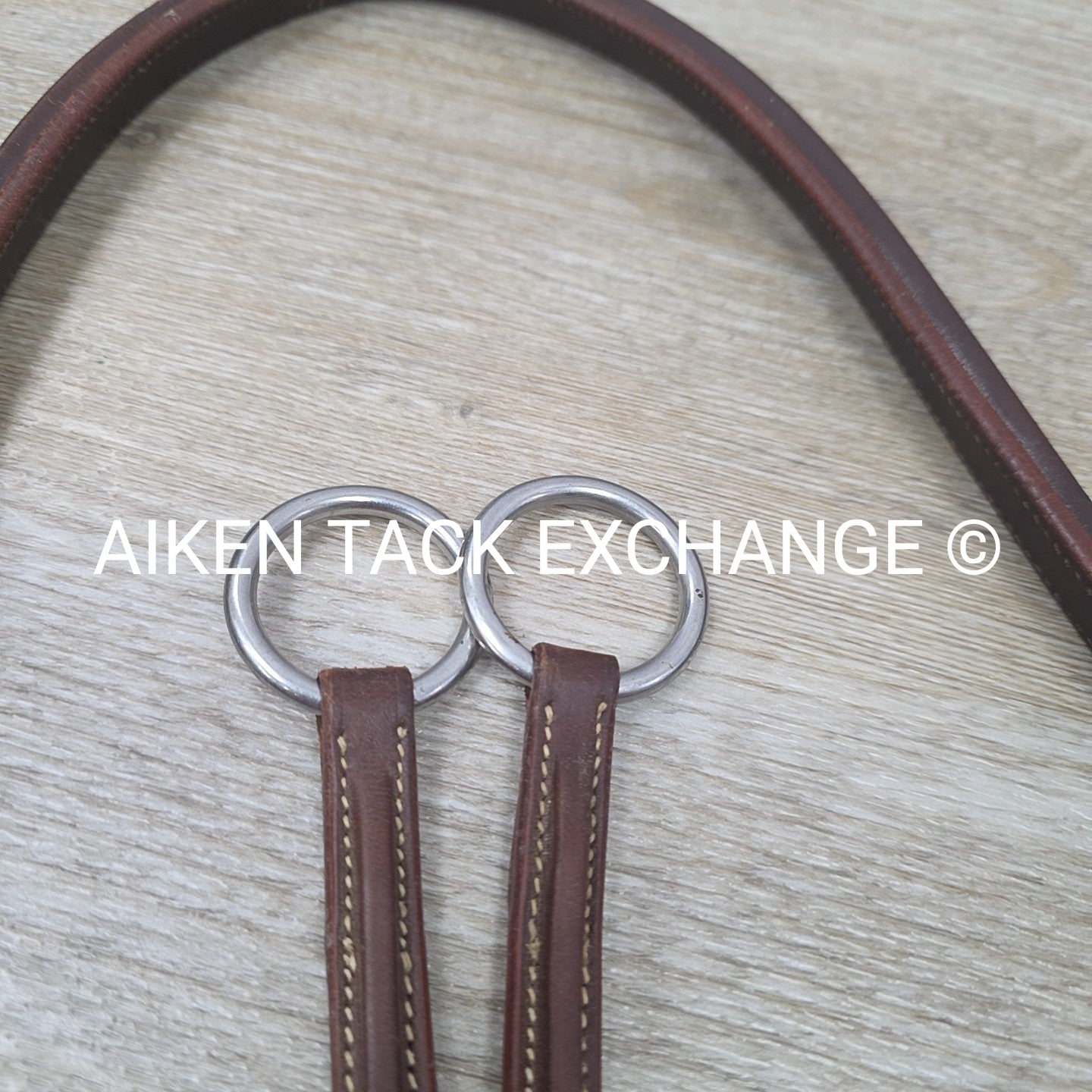 Beval Plain Square Raised Running Martingale, Brown, Size Full