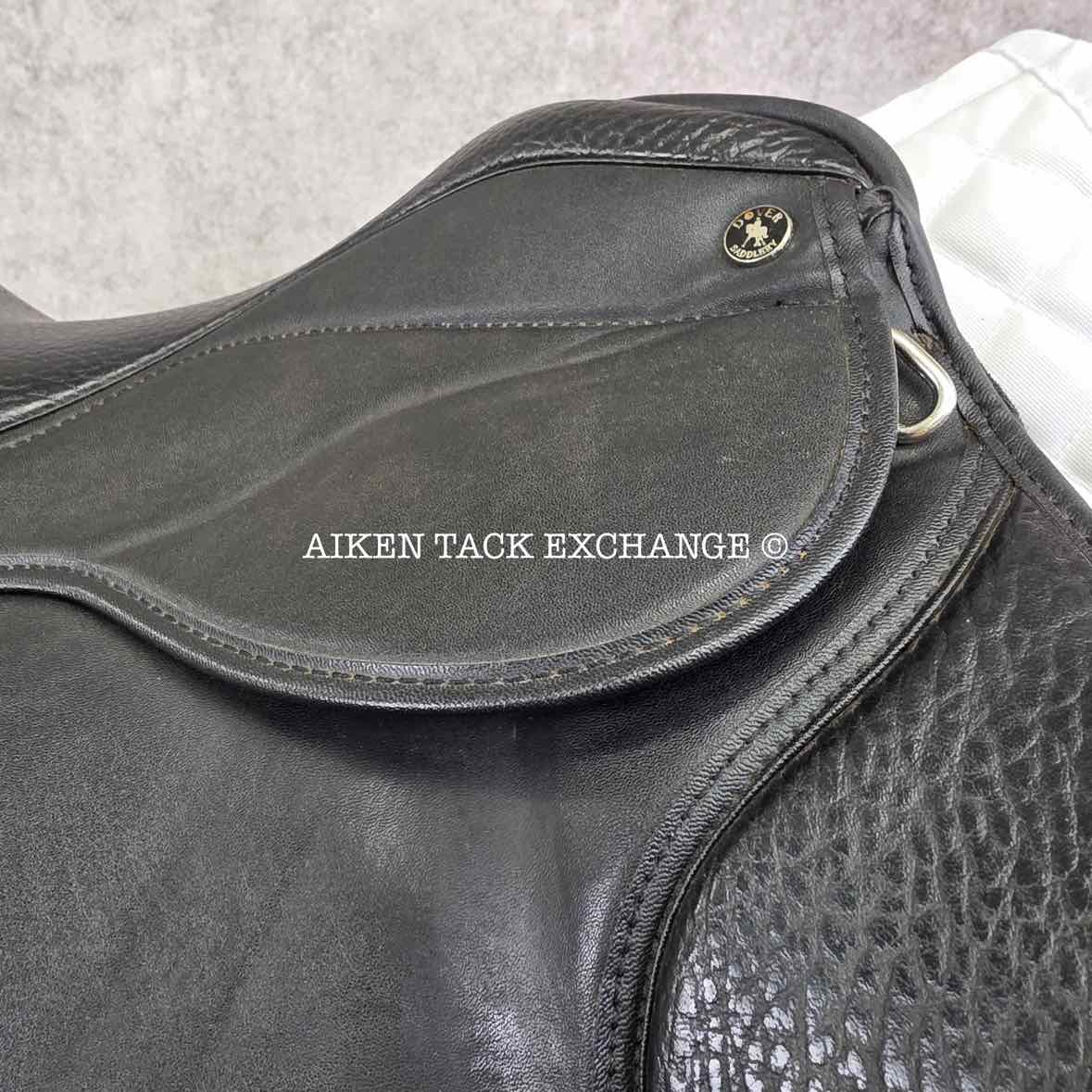 **SOLD** Dover Saddlery Pro-Ride Dressage Saddle, 17" Seat, Medium Tree, Wool Flocked Panels