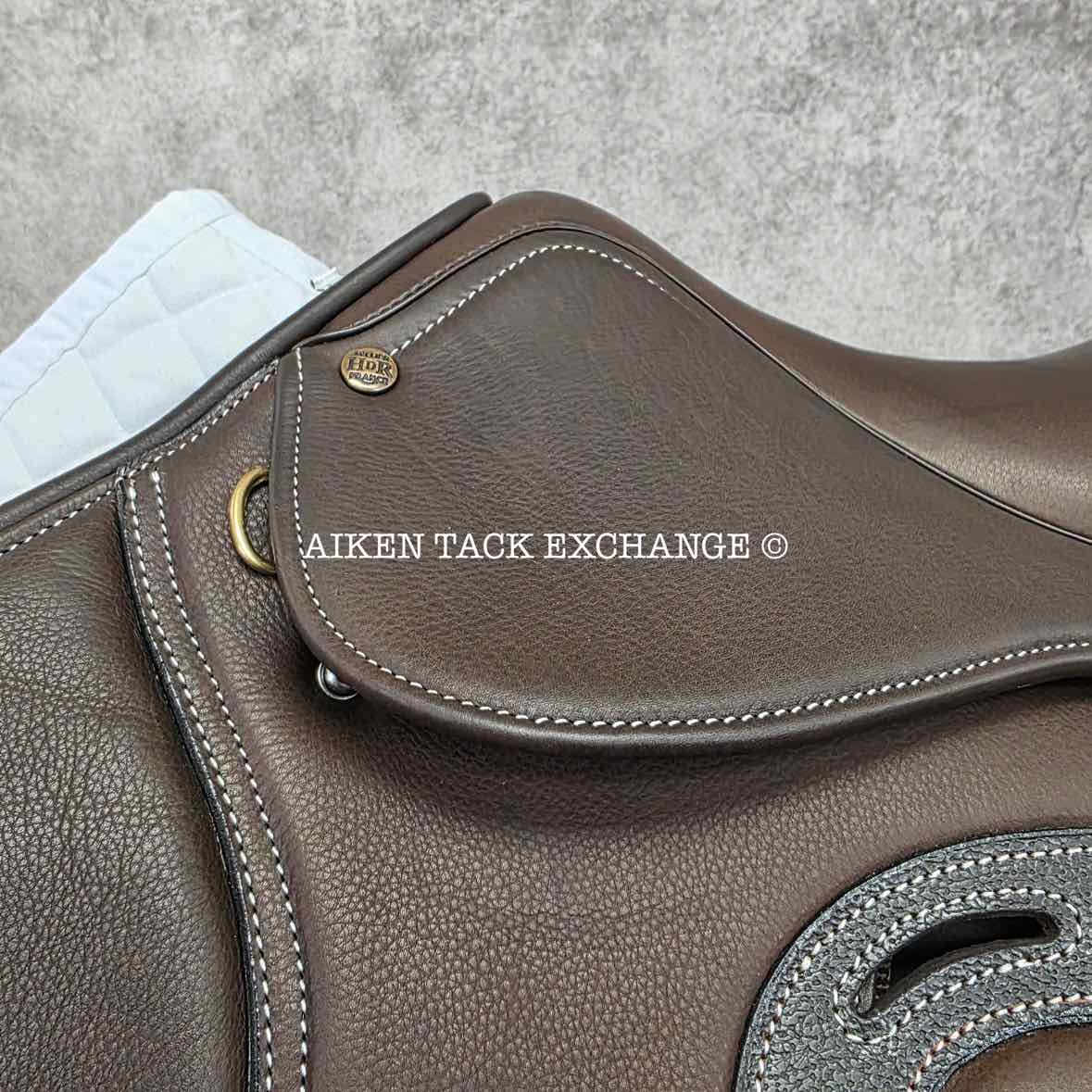 HDR - Henri de Rivel Evolution IGP Close Contact Jump Saddle, 17" Seat, Adjustable Tree - Changeable Gullet, Foam Panels