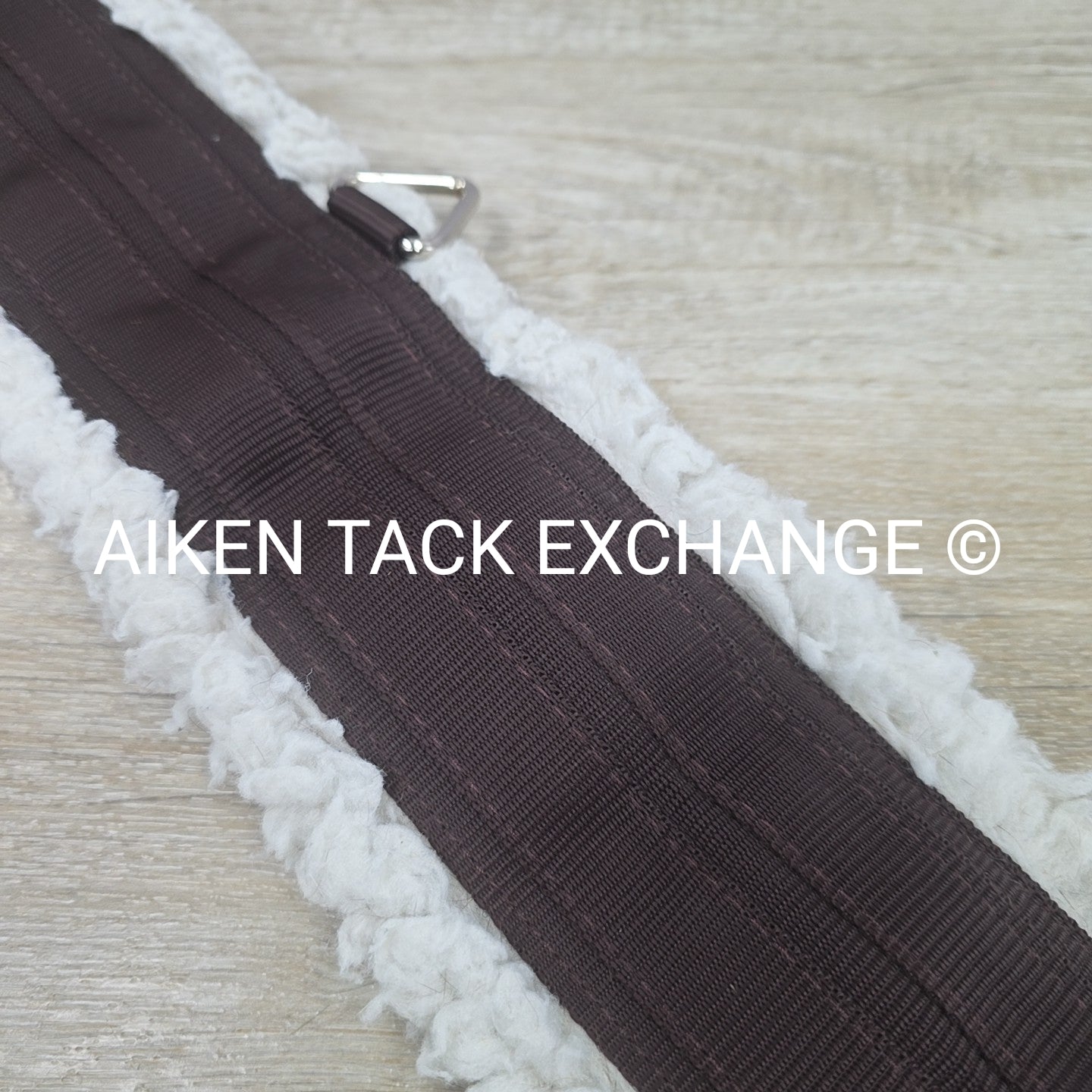 Fleece Girth with Double End Elastic, Brown, 48"