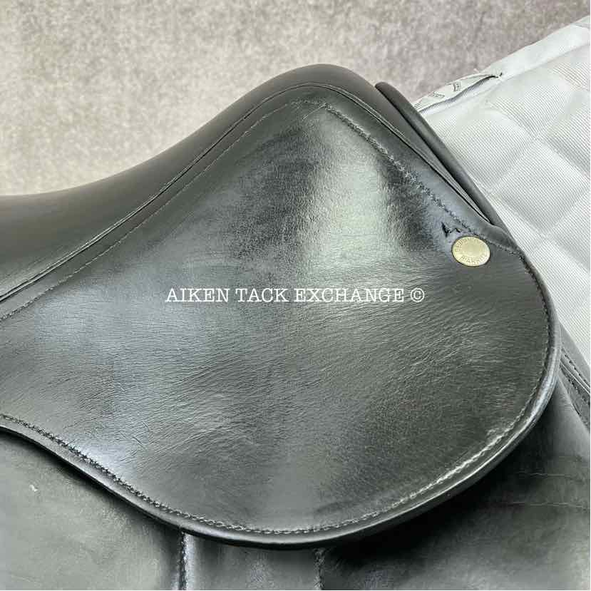 1998 Devoucoux Milady Monoflap Dressage Saddle, 17" Seat, 2 Flap, Medium Tree, Foam Panels