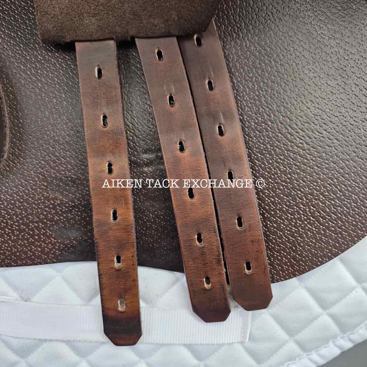 **SOLD** 2020 Prestige Synchrony CPS Jump Saddle, 17" Seat, 34 Tree - MW, Wool Flocked Panels