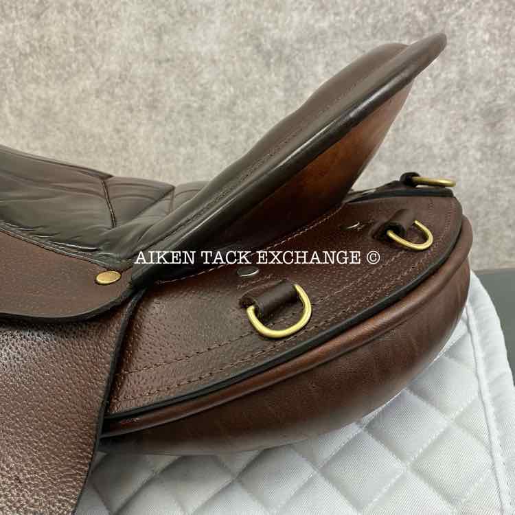 **SOLD** Crosby Marathon All Purpose Endurance Saddle, 17" Seat, Medium Tree, Wool Flocked Panels
