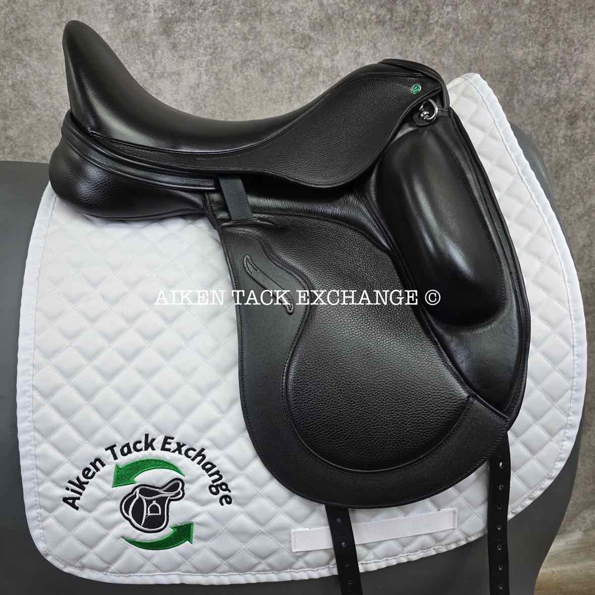 2023 Envy Motion Dressage Saddle, 17.5" Seat, Adjustable Tree, Wool Flocked Panels