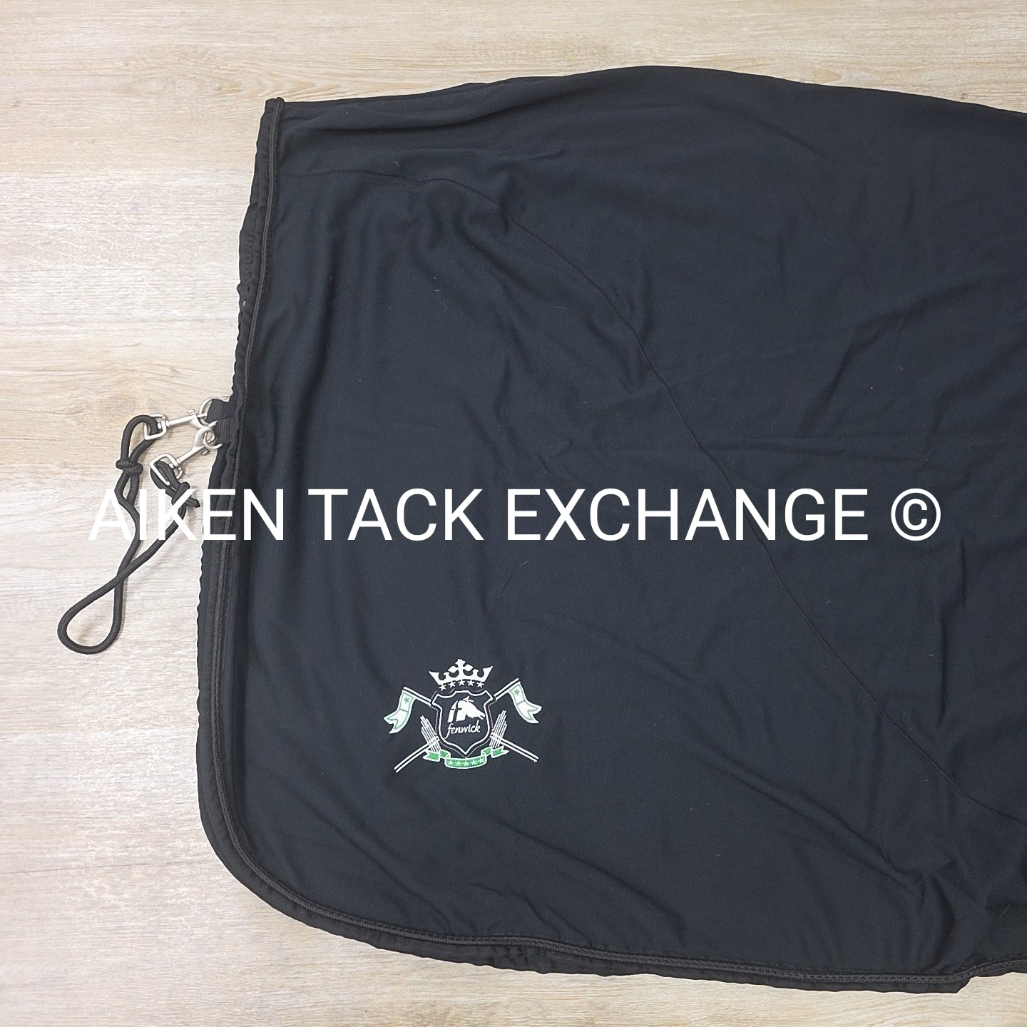 Fenwick Equestrian Sporty Dress Sheet Cooler, Black, 74"