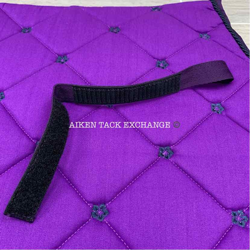 Centaur Hibiscus All Purpose Saddle Pad, Purple, Brand New