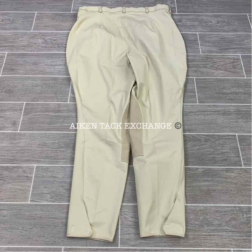 Royal Highness Shapely Knee Patch Breeches, Size 36 L