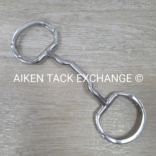 Myler Eggbutt with Hooks and Mullen Forward Tilt Low Ported Brrel MB 36 5"