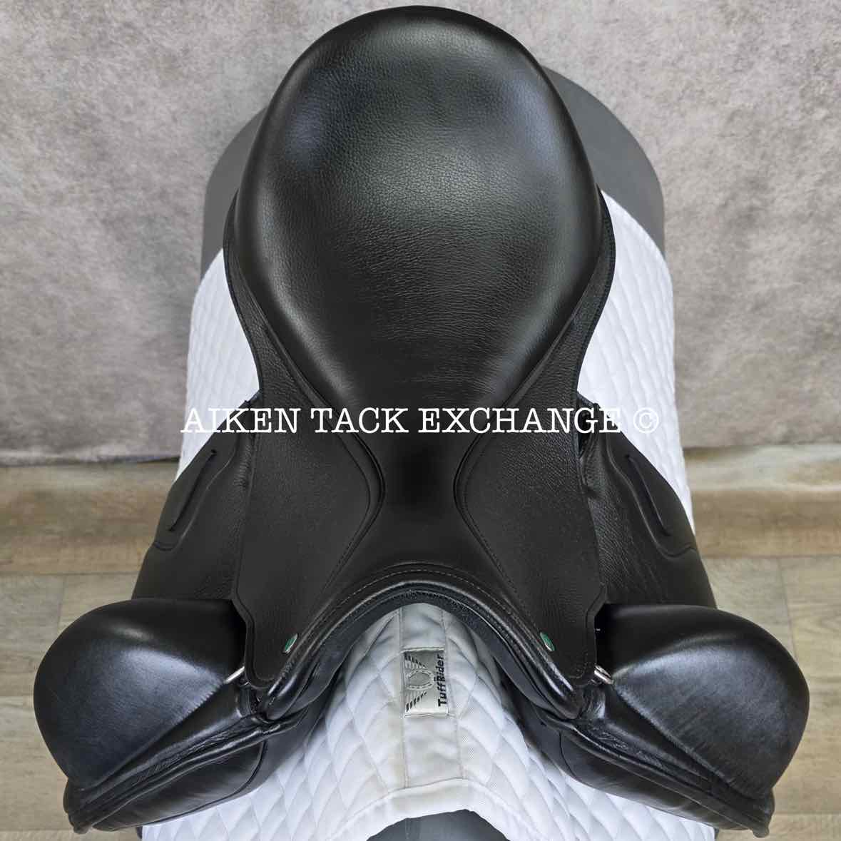 2023 Envy Motion Dressage Saddle, 17.5" Seat, Adjustable Tree, Wool Flocked Panels