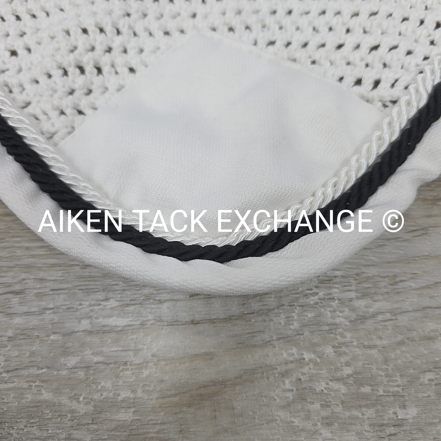 Dover Saddlery Riders International Piped Ear Bonnet, Size Full