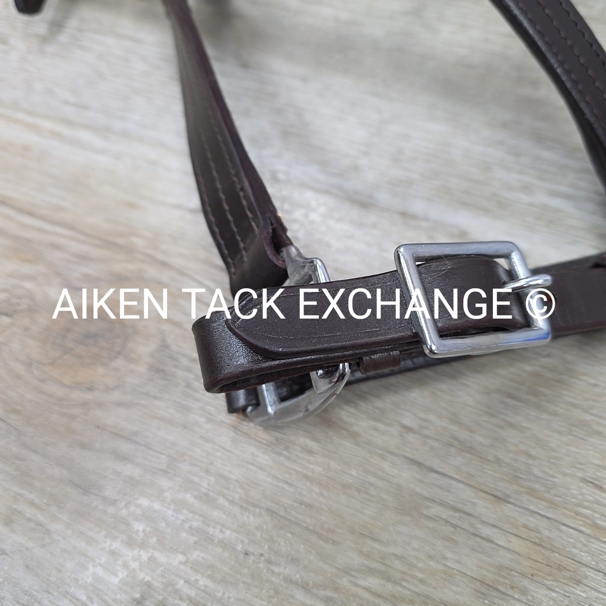 Leather Halter, Brown, Size Full